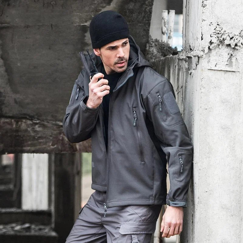 WATERPROOF MEN'S MILITARY JACKET