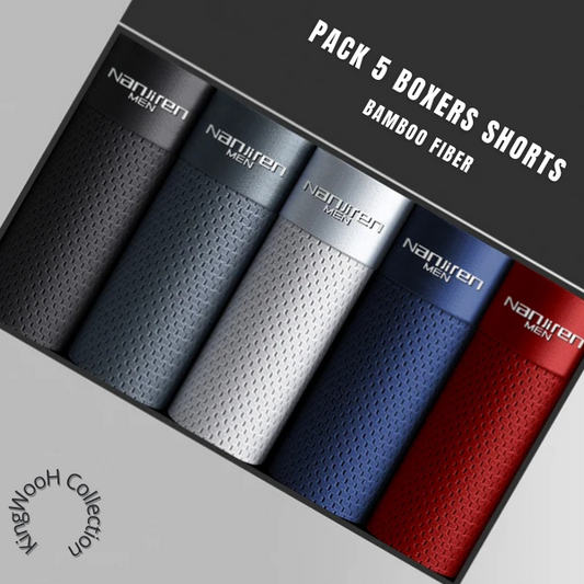 (5-Pack) Bɑmboo Fiber Boxer Briefs