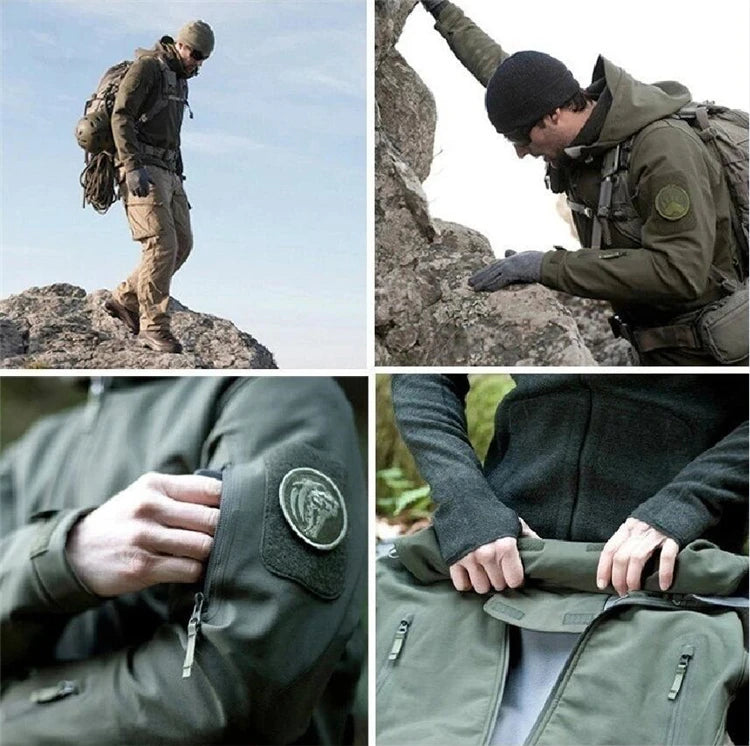 WATERPROOF MEN'S MILITARY JACKET