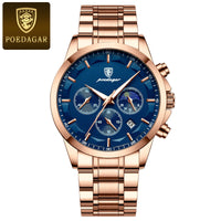 Rose Gold Blue Stainless